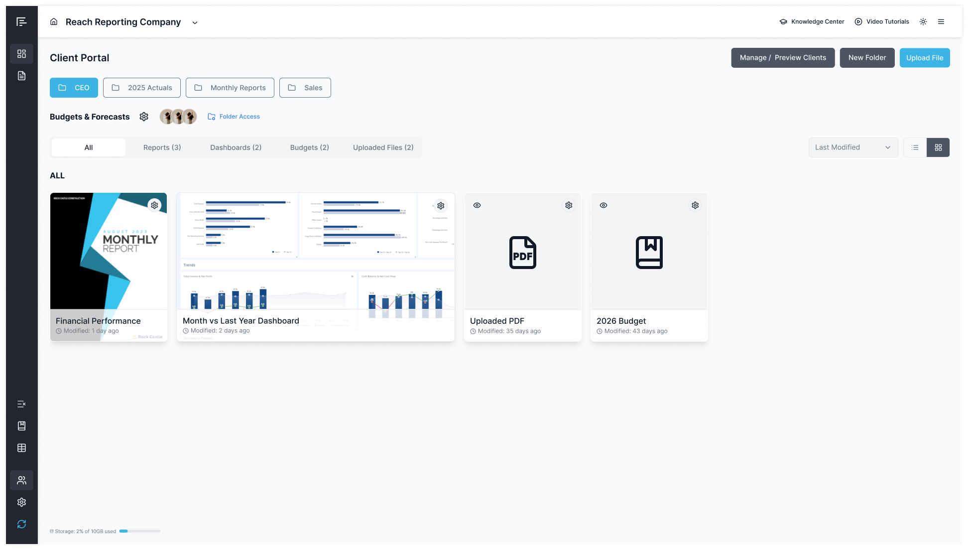 Client Portal After
